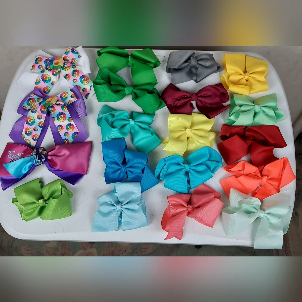 Hair Bow Bundle 19 Total